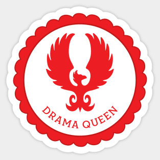 Phoenix Drama Queen Sticker